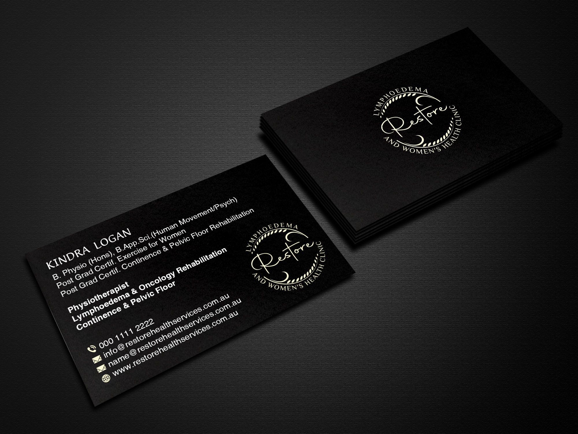 Business Card Design by Creations Box 2015 for The Lymphoedema Clinic | Design #27219366
