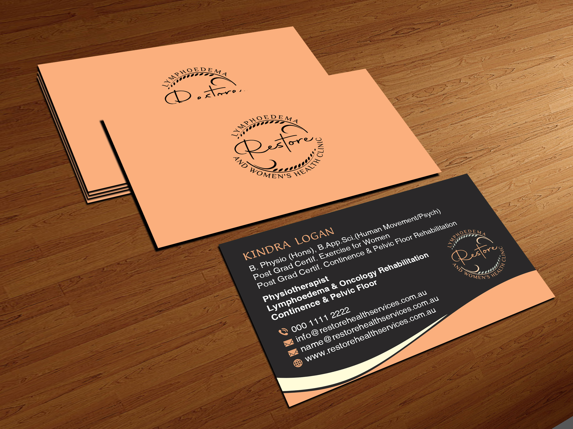 Business Card Design by Creations Box 2015 for The Lymphoedema Clinic | Design #27219369
