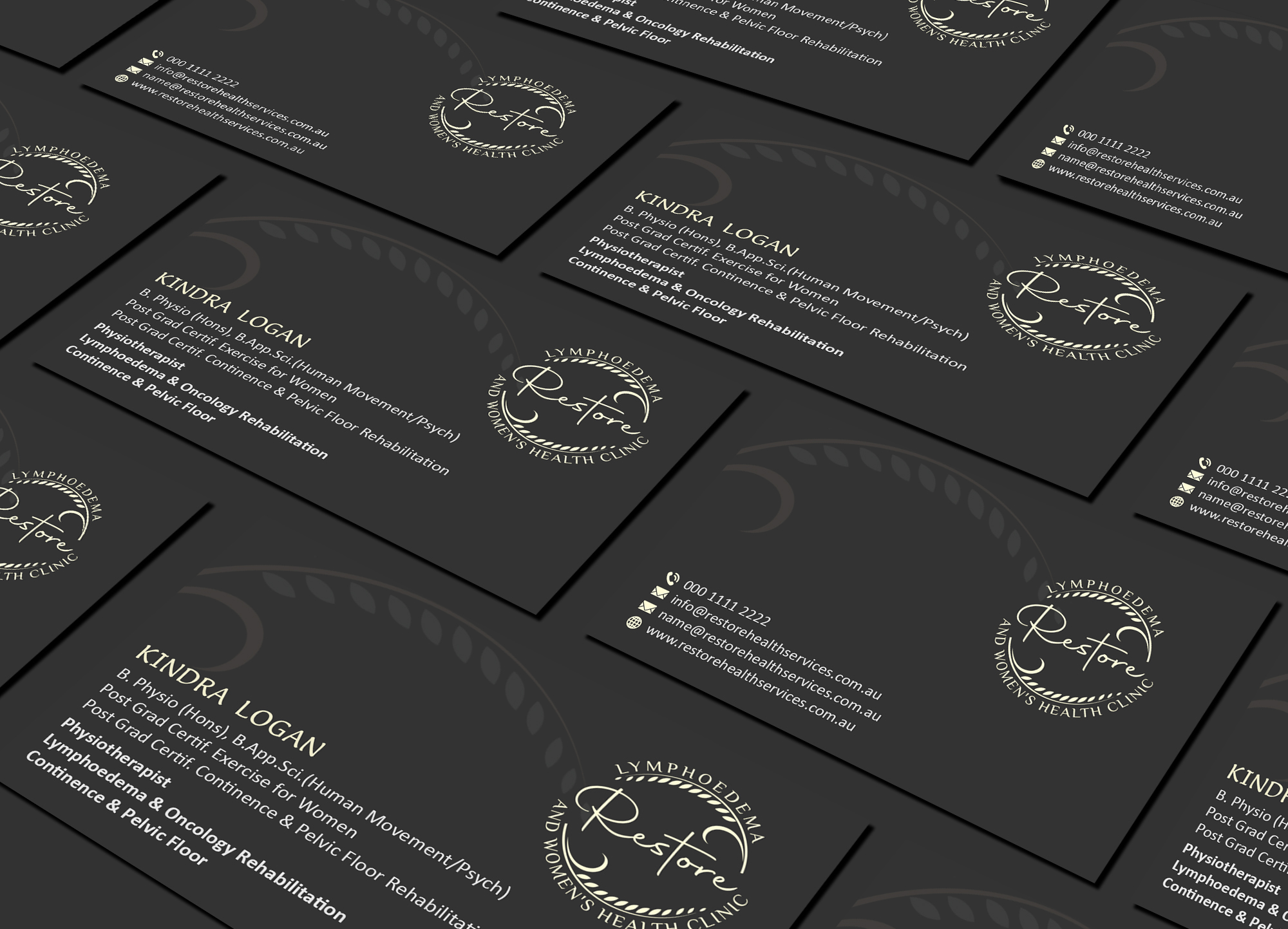 Business Card Design by Creations Box 2015 for The Lymphoedema Clinic | Design #27219376