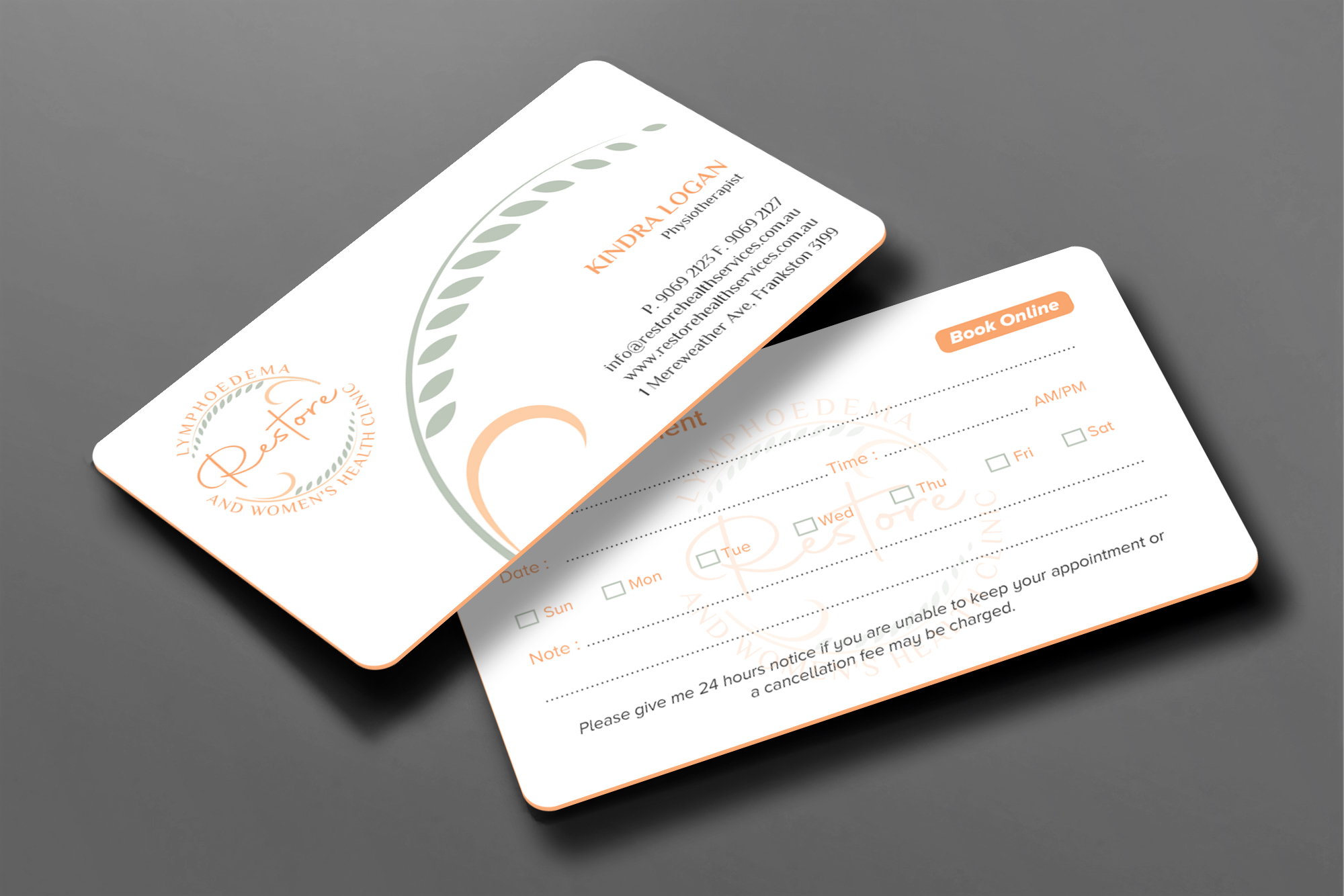 Business Card Design by chandrayaan.creative for The Lymphoedema Clinic | Design #27210906