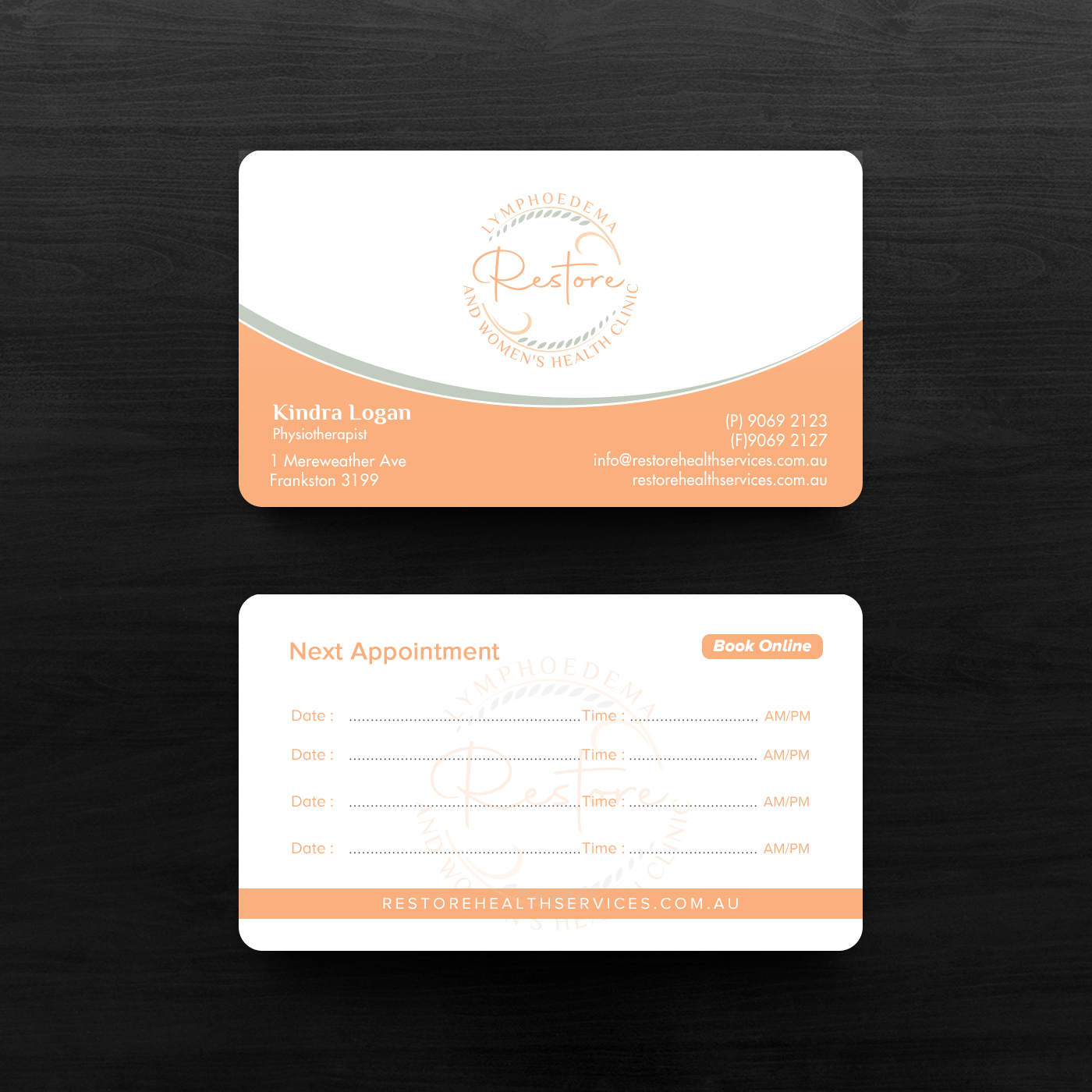 Business Card Design by chandrayaan.creative for The Lymphoedema Clinic | Design #27217689