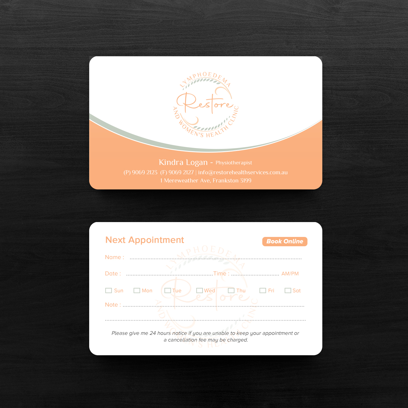 Business Card Design by chandrayaan.creative for The Lymphoedema Clinic | Design #27217692