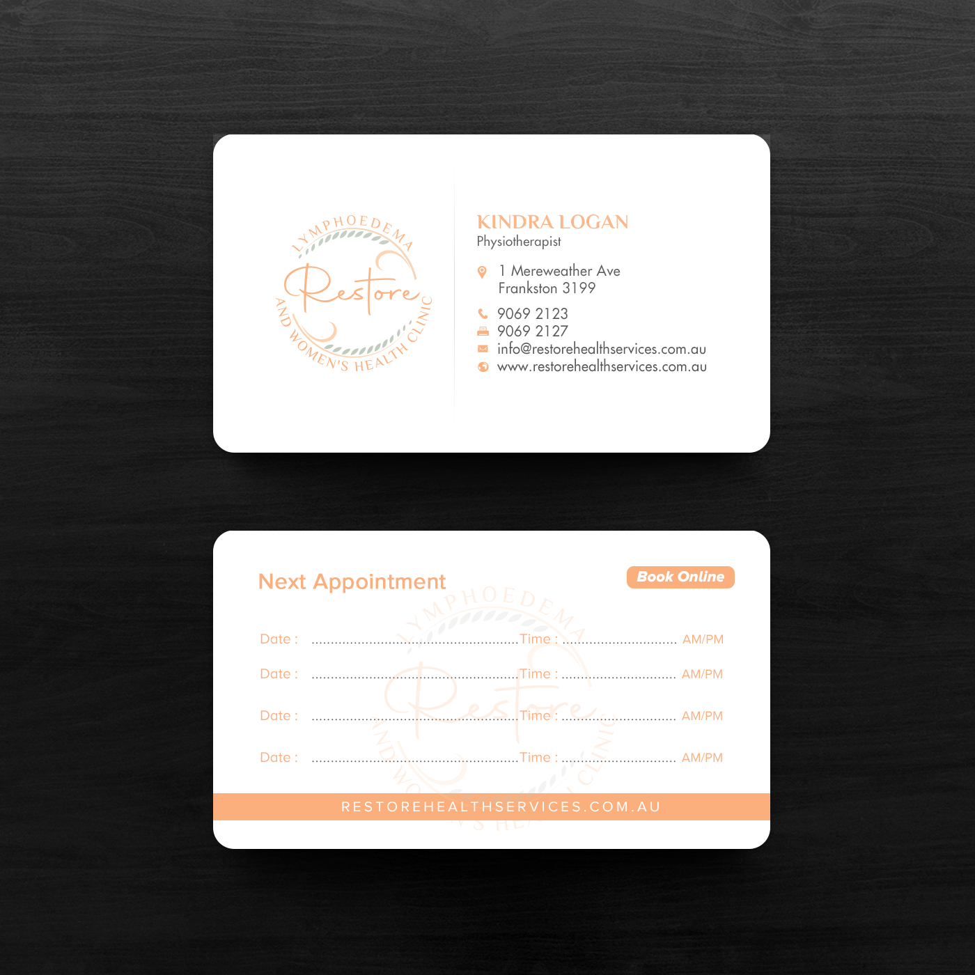 Business Card Design by chandrayaan.creative for The Lymphoedema Clinic | Design #27217699