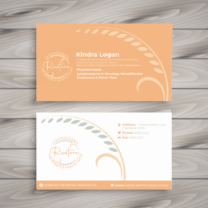 Business Card Design by Kreative Right 2 for The Lymphoedema Clinic | Design: #27208385