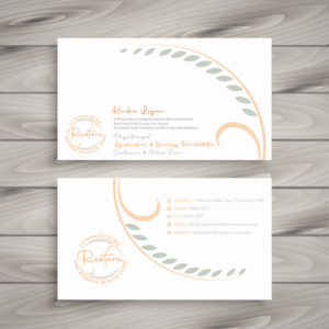 Visitenkarten-Design von Kreative Right 2 für The Lymphoedema Clinic | Design: #27213090