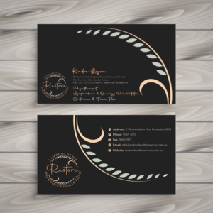 Business Card Design by Kreative Right 2 for The Lymphoedema Clinic | Design: #27213428
