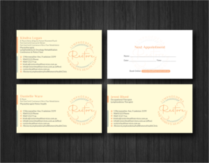 Business Card Design by Bold Pixels for The Lymphoedema Clinic | Design: #27206685