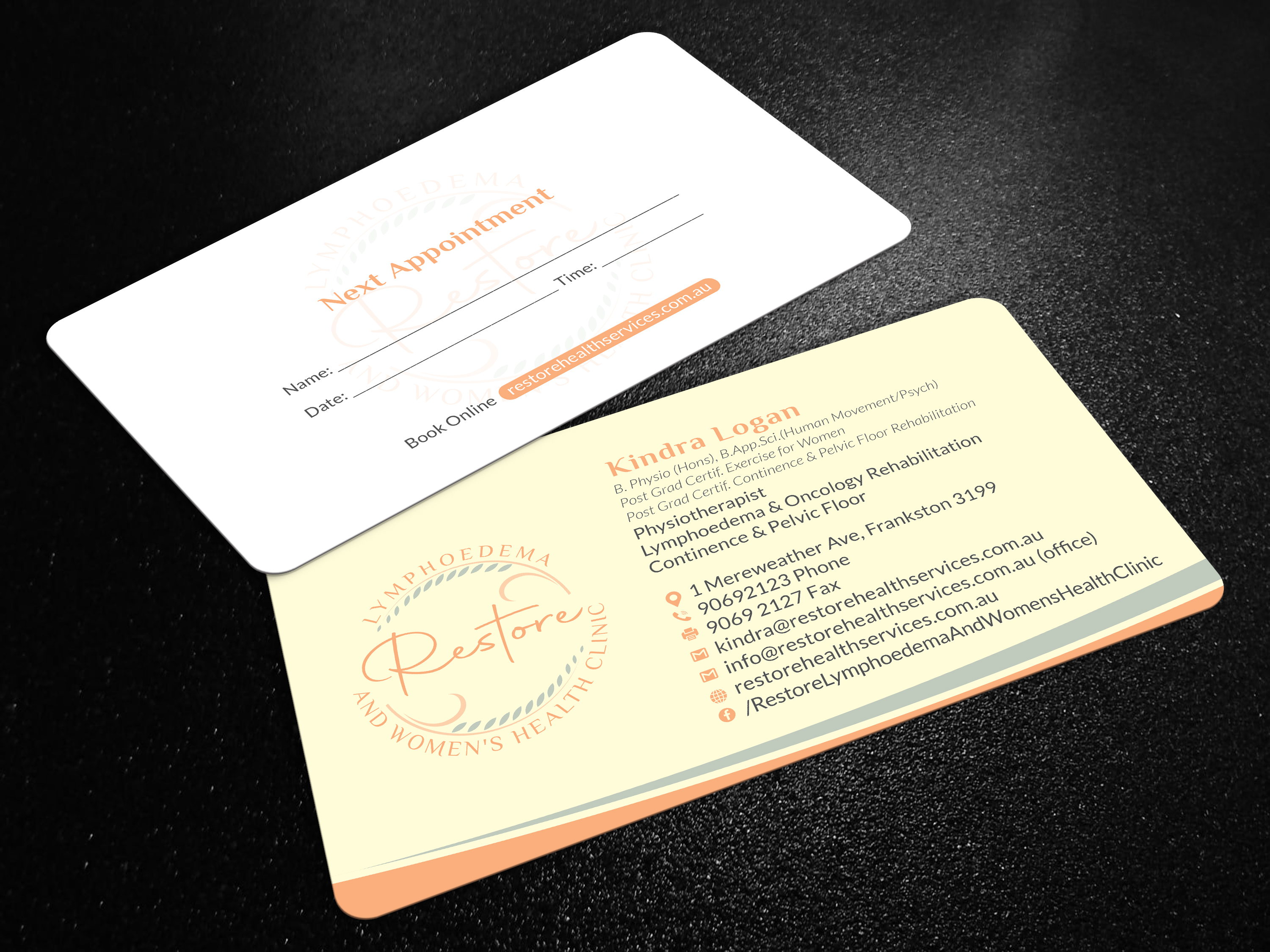 Business Card Design by Bold Pixels for The Lymphoedema Clinic | Design #27206969