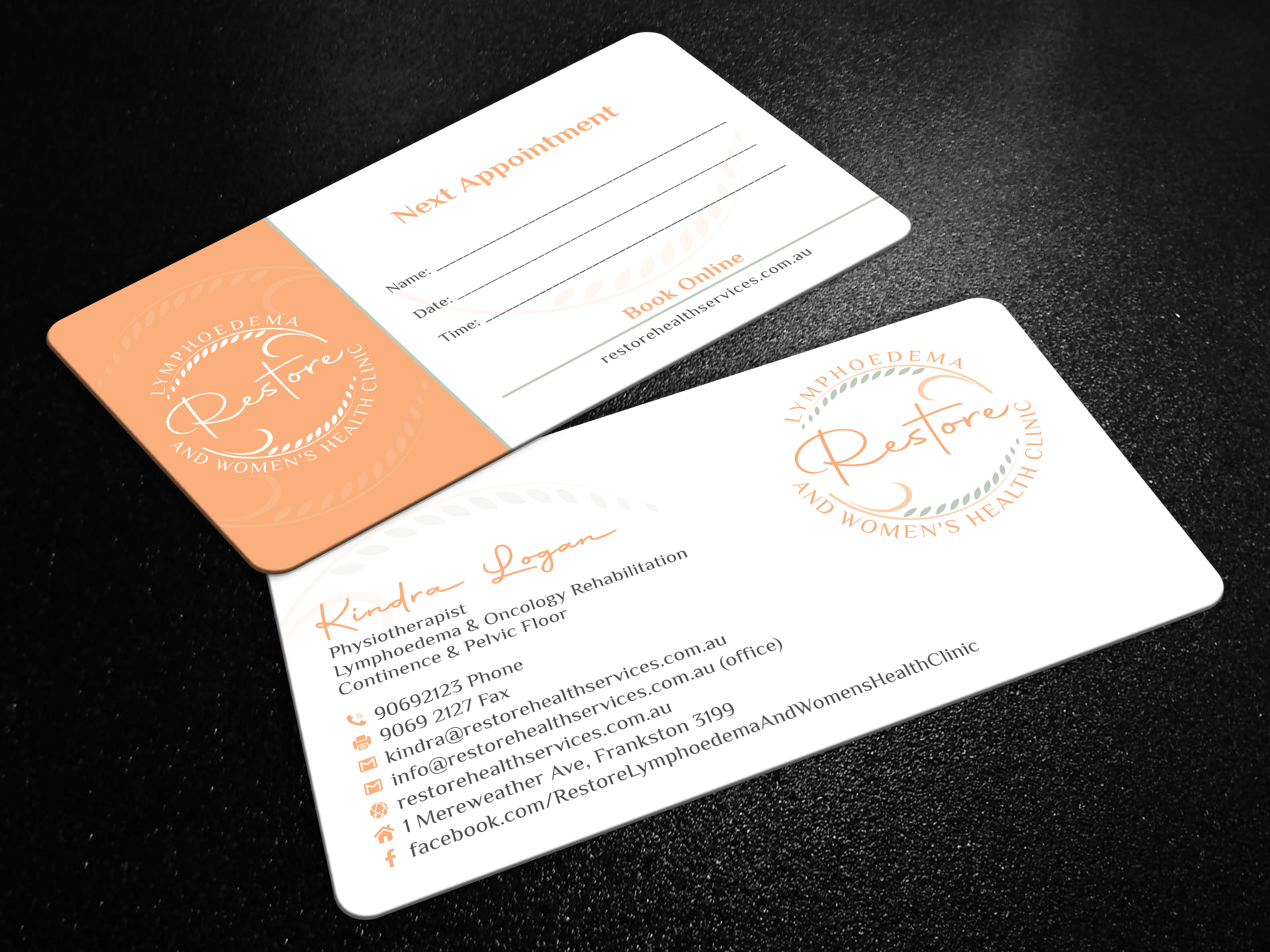 Business Card Design by Bold Pixels for The Lymphoedema Clinic | Design #27217930