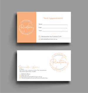 Business Card Design by Bold Pixels for The Lymphoedema Clinic | Design: #27305263