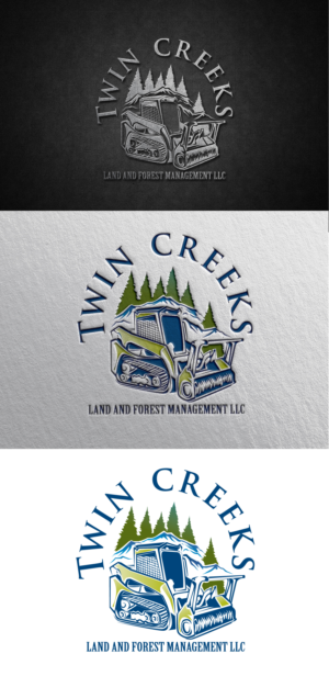 Twin creeks/ twin creeks land and forest management llc | Logo Design by blue eye