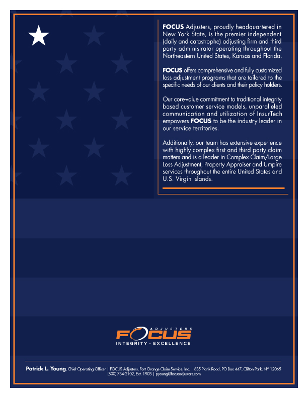 Design Publicitaire par sinthetix pour Fort Orange Claim Service, Inc. | Design #27211223
