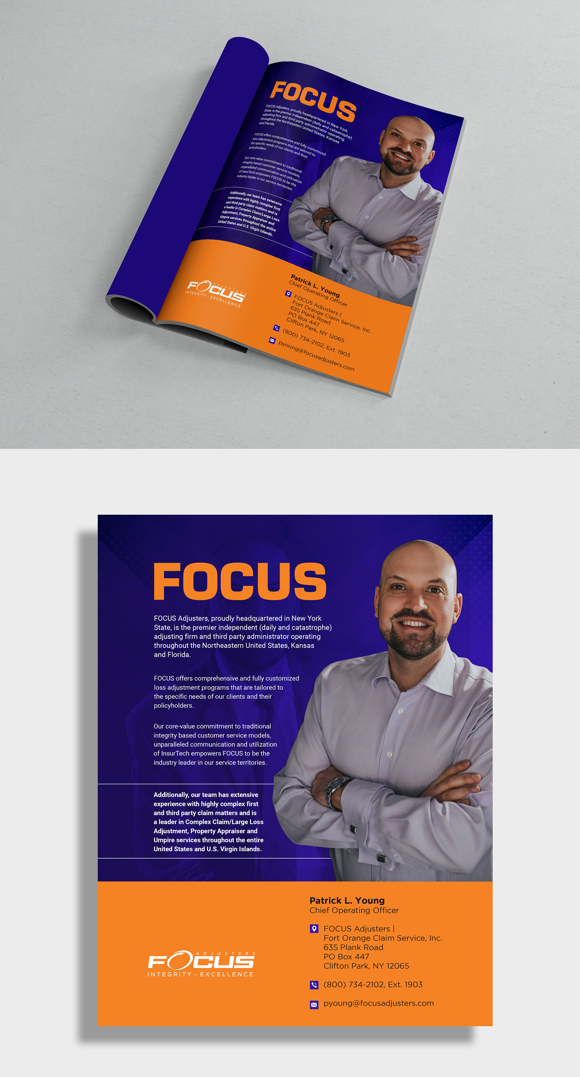 Advertisement Design by Deepak_9_Malhotra for Fort Orange Claim Service, Inc. | Design #27219190