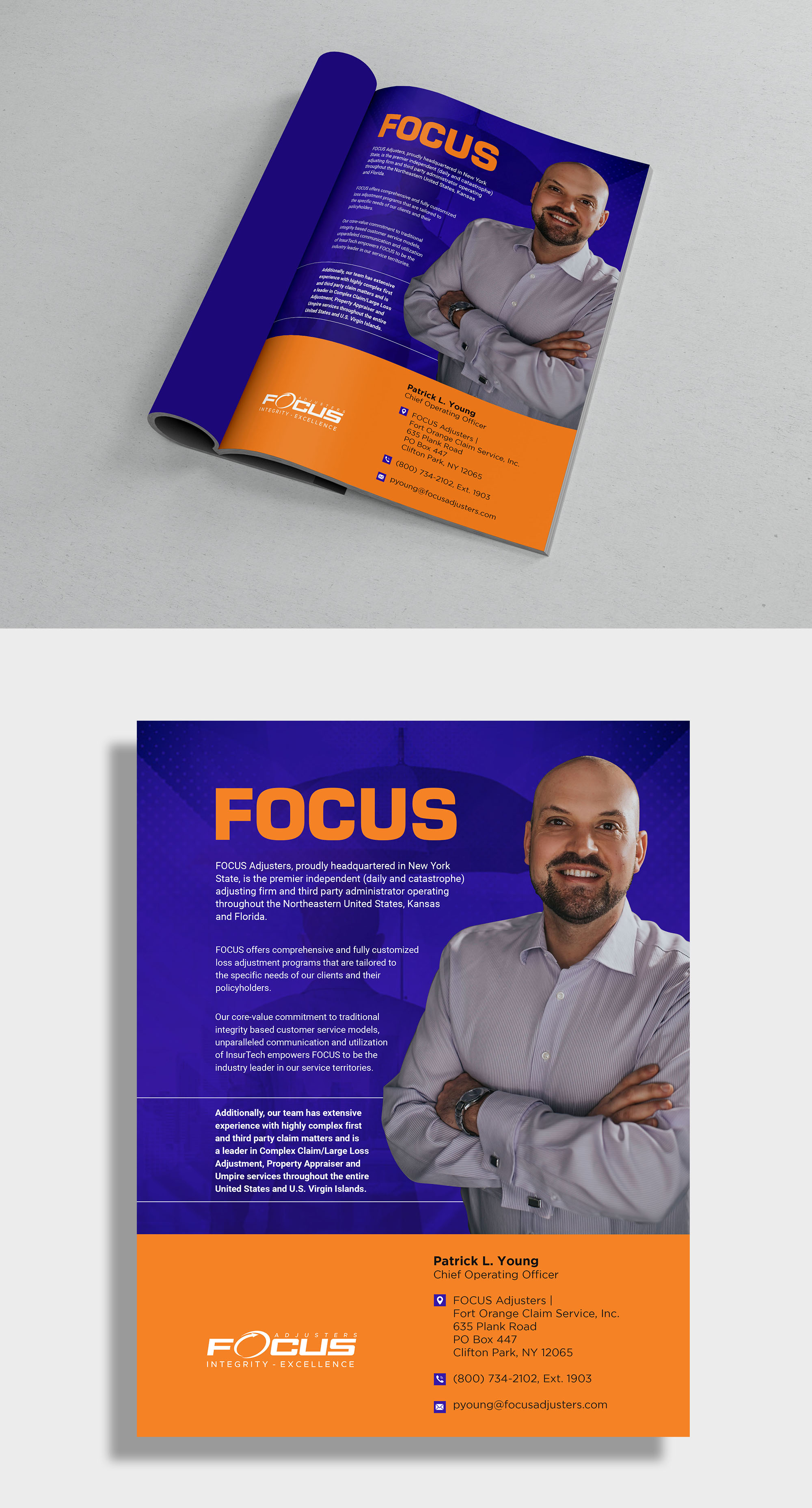 Advertisement Design by Deepak_9_Malhotra for Fort Orange Claim Service, Inc. | Design #27219191