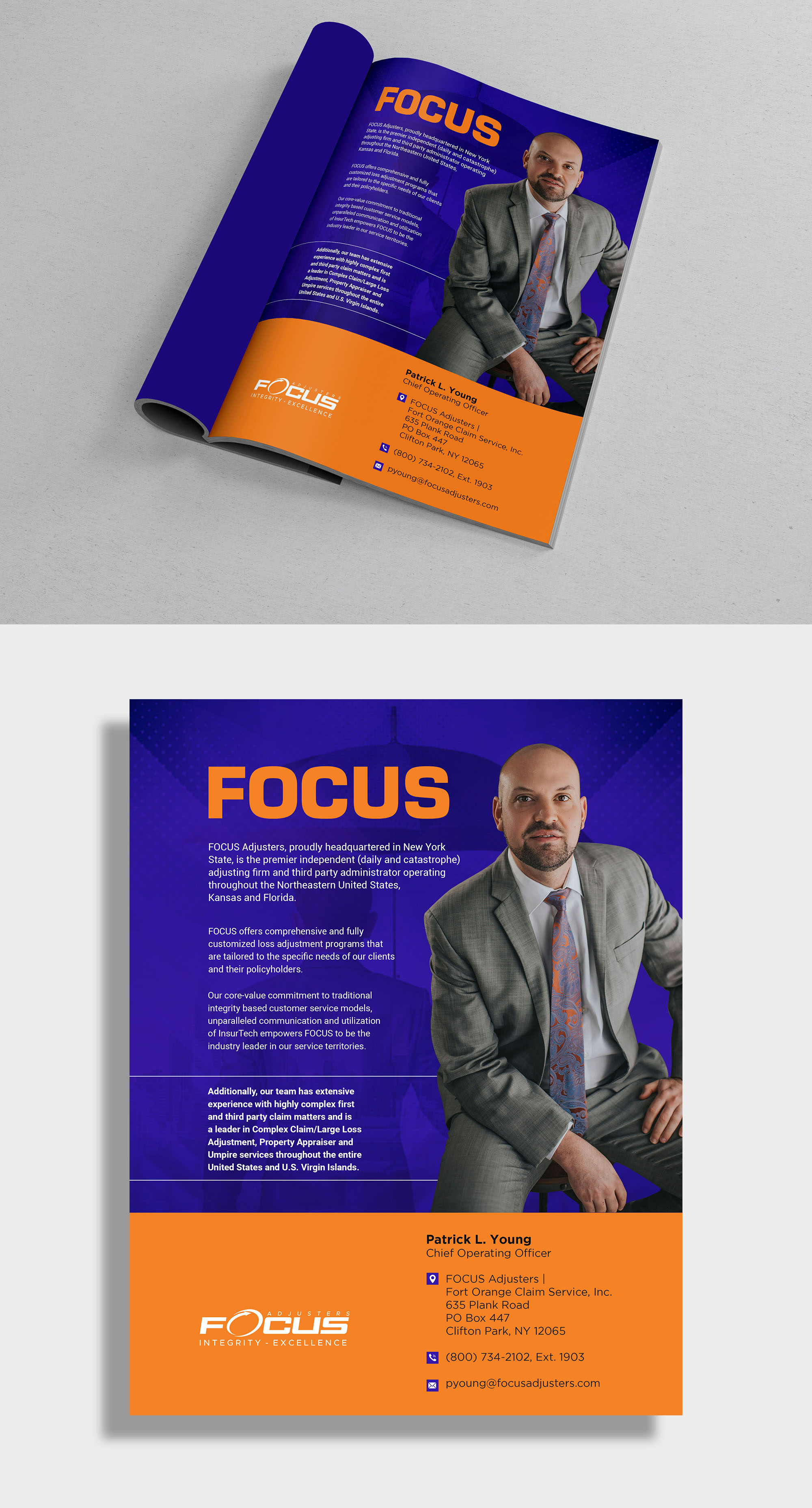 Advertisement Design by Deepak_9_Malhotra for Fort Orange Claim Service, Inc. | Design #27219280