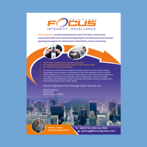Werbe-Design von ecorokerz für Fort Orange Claim Service, Inc. | Design: #27213449