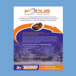 Werbe-Design von ecorokerz für Fort Orange Claim Service, Inc. | Design: #27215865