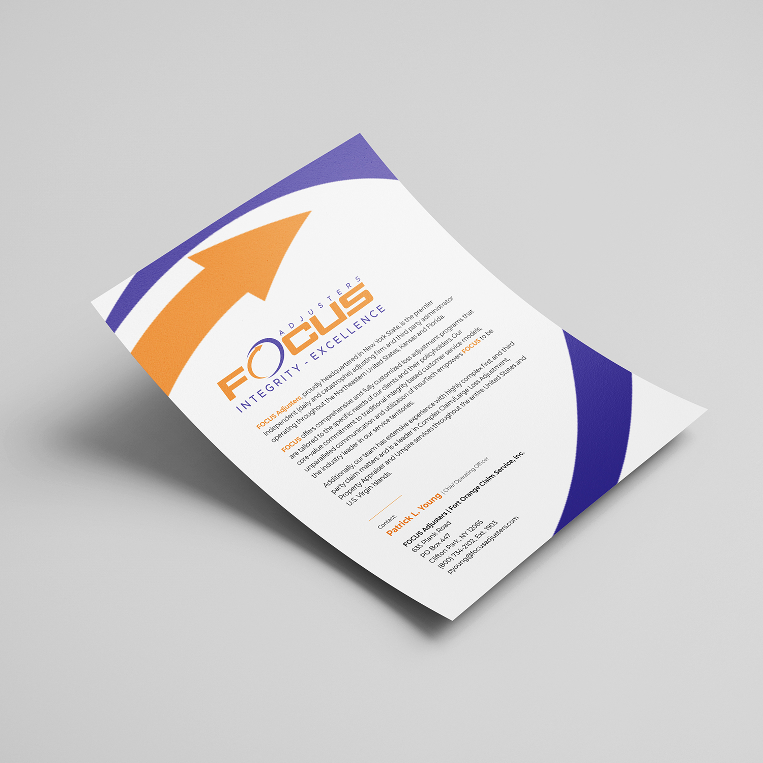 Advertisement Design by JekaDesign for Fort Orange Claim Service, Inc. | Design #27214774