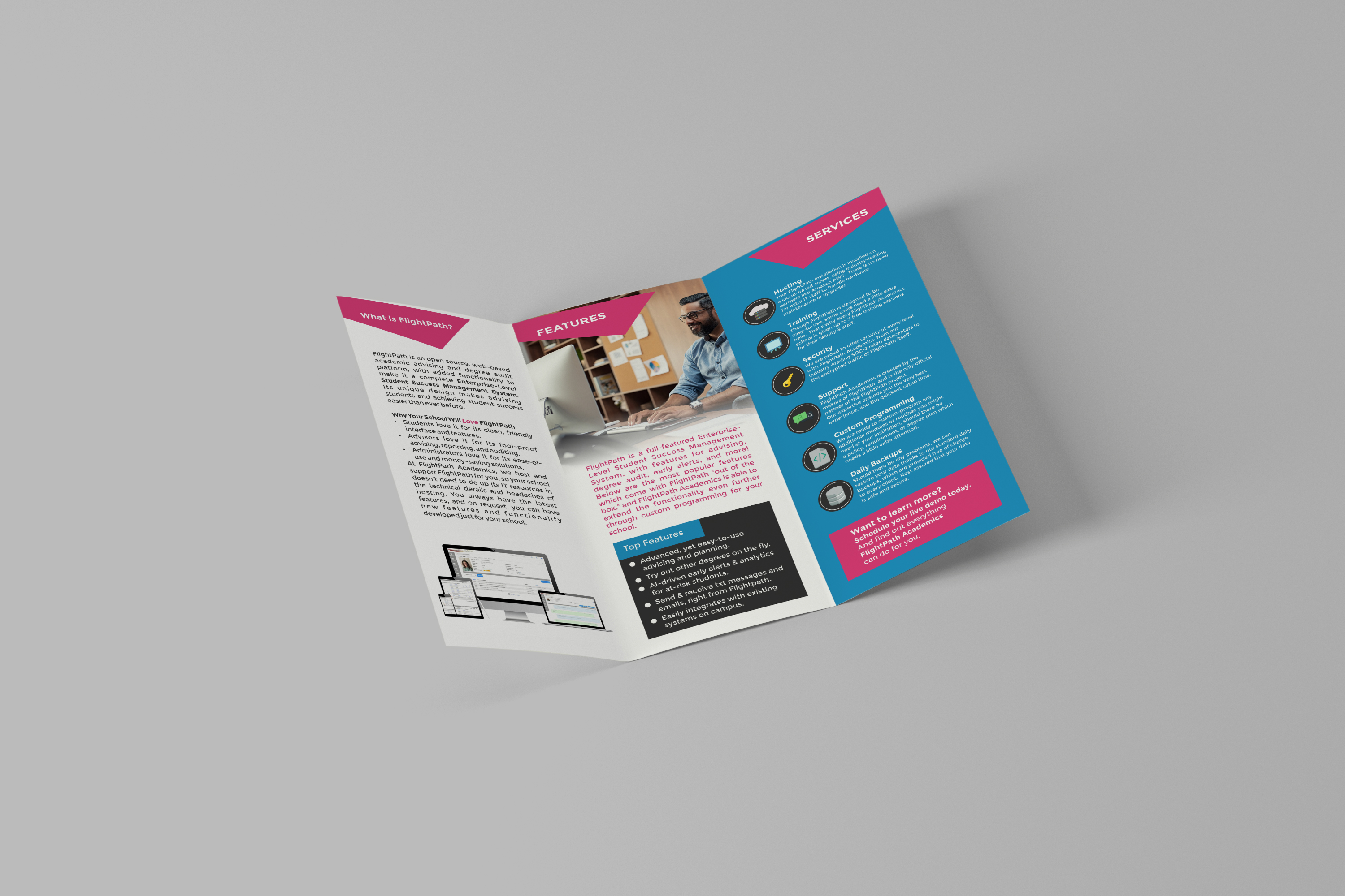 Brochure Design by barinix for Peacock Software, LLC | Design #27225409