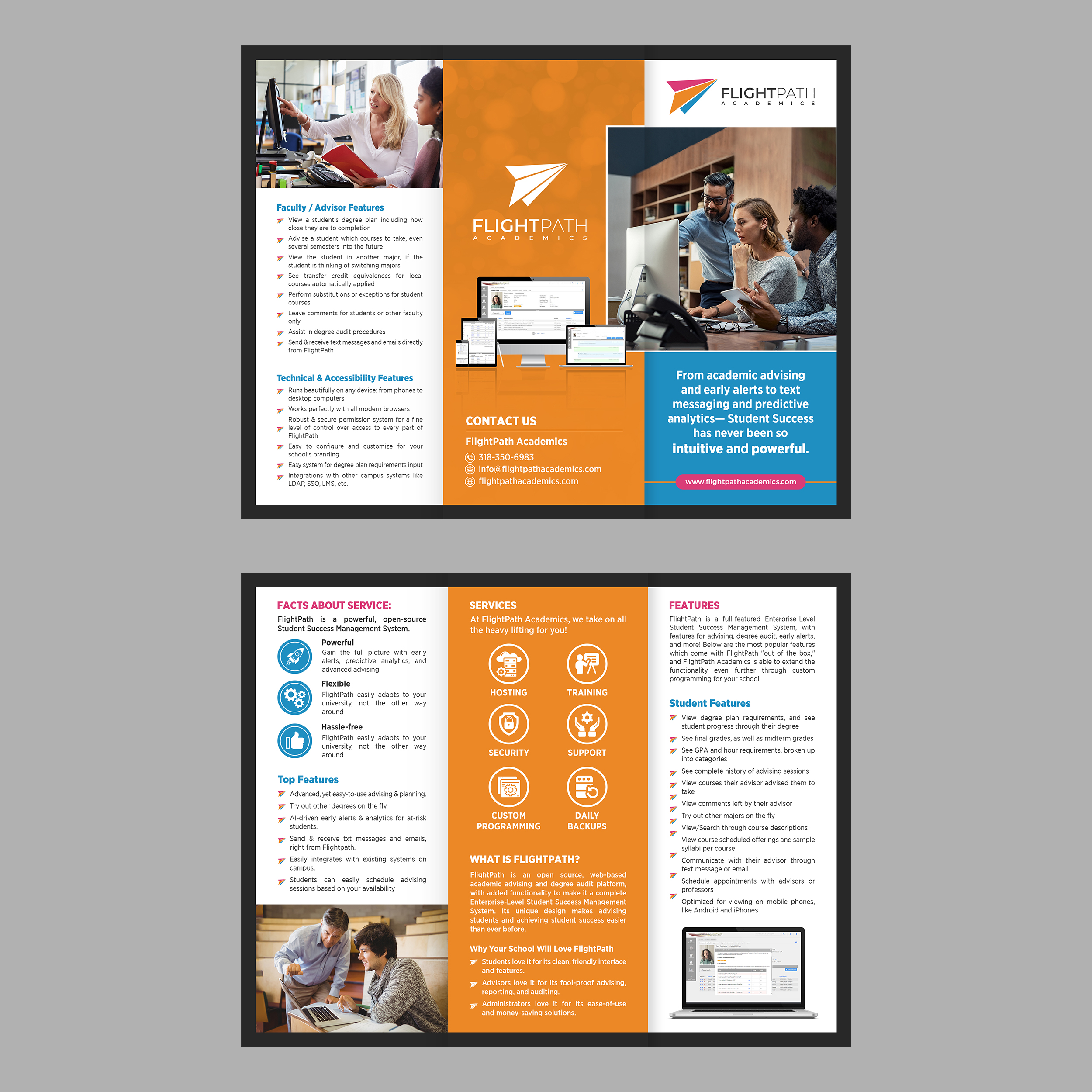 Brochure Design by GraphicsGuru for Peacock Software, LLC | Design #27214486