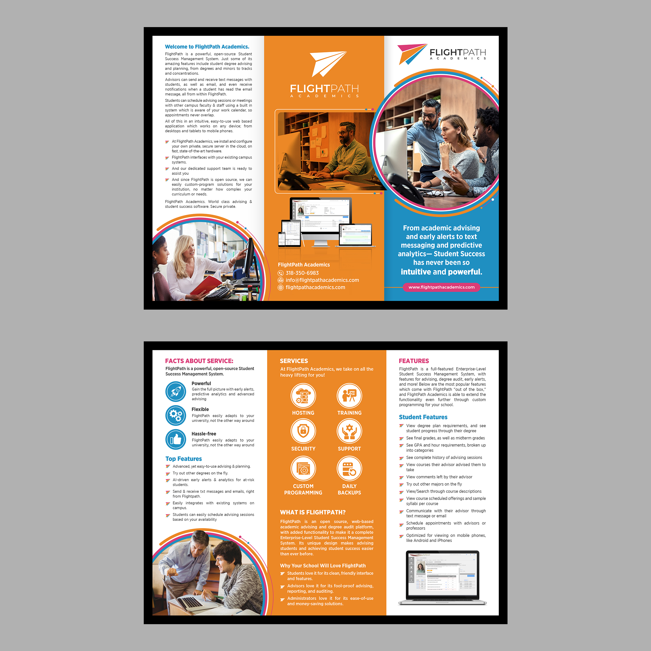 Brochure Design by GraphicsGuru for Peacock Software, LLC | Design #27216272