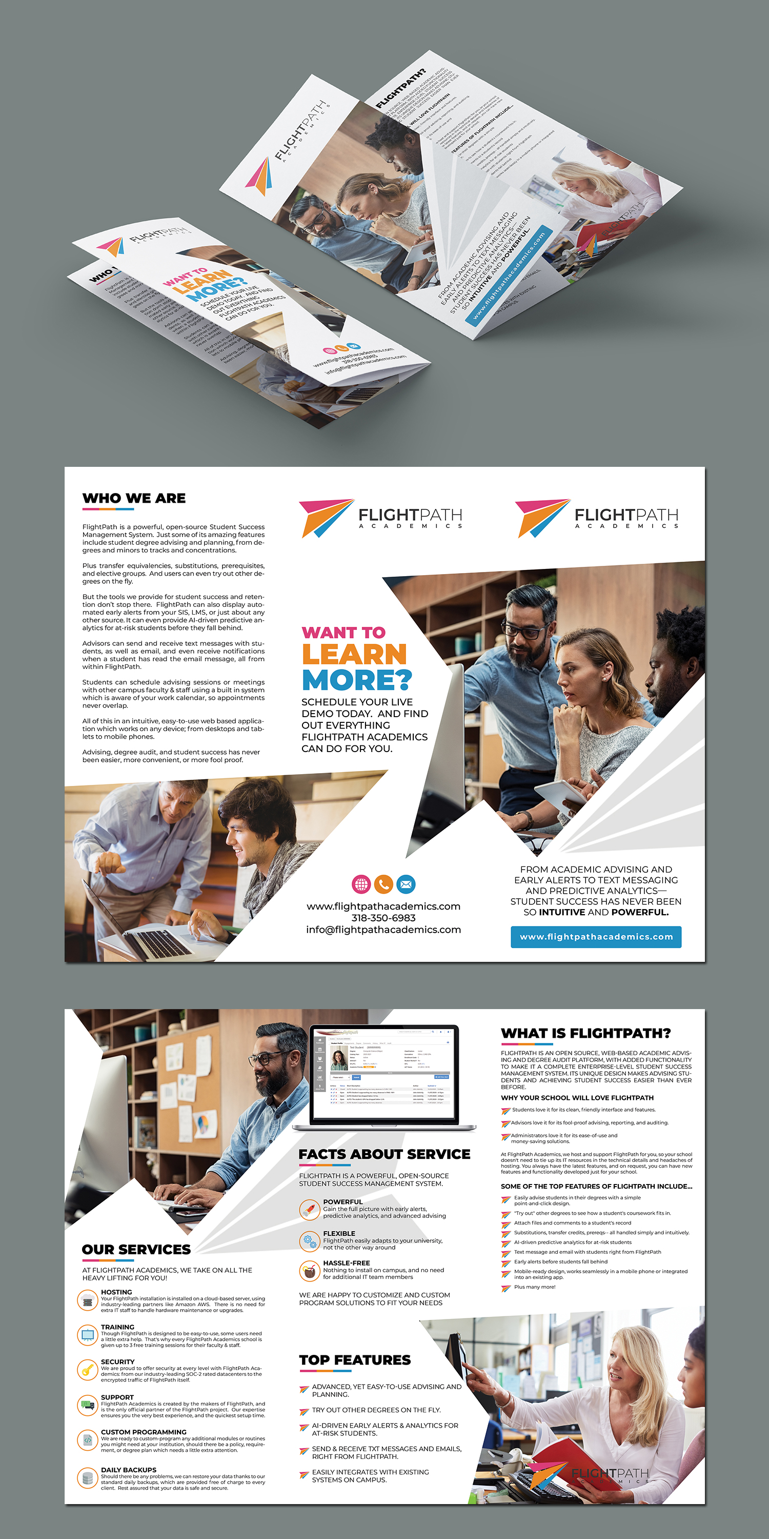 Broschüren-Design von BLUE WINGS für Peacock Software, LLC | Design #27215592