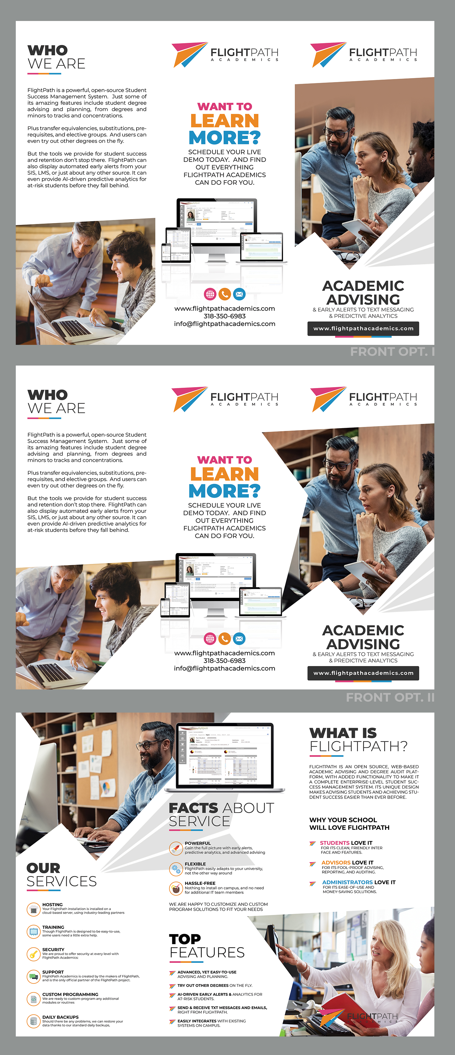 Brochure Design by BLUE WINGS for Peacock Software, LLC | Design #27255240