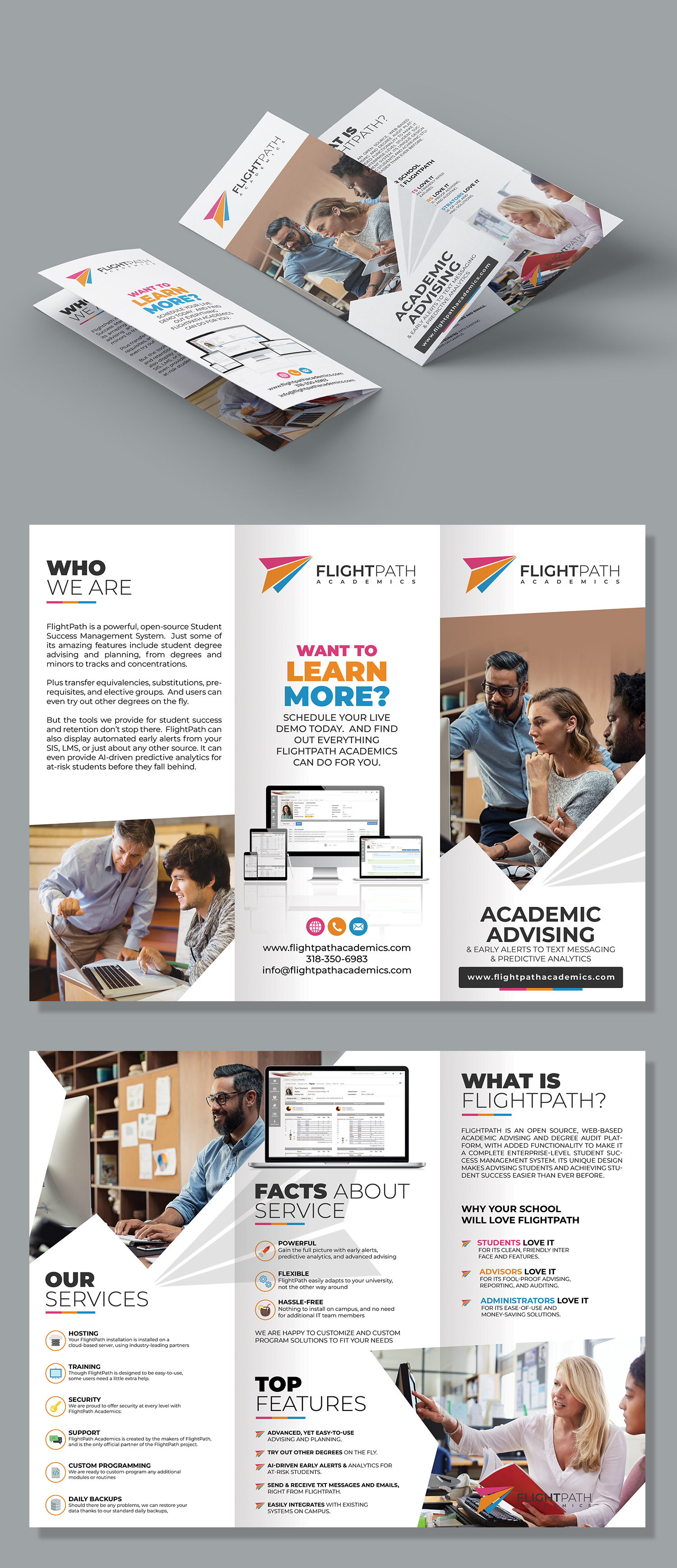 Brochure Design by BLUE WINGS for Peacock Software, LLC | Design #27257204