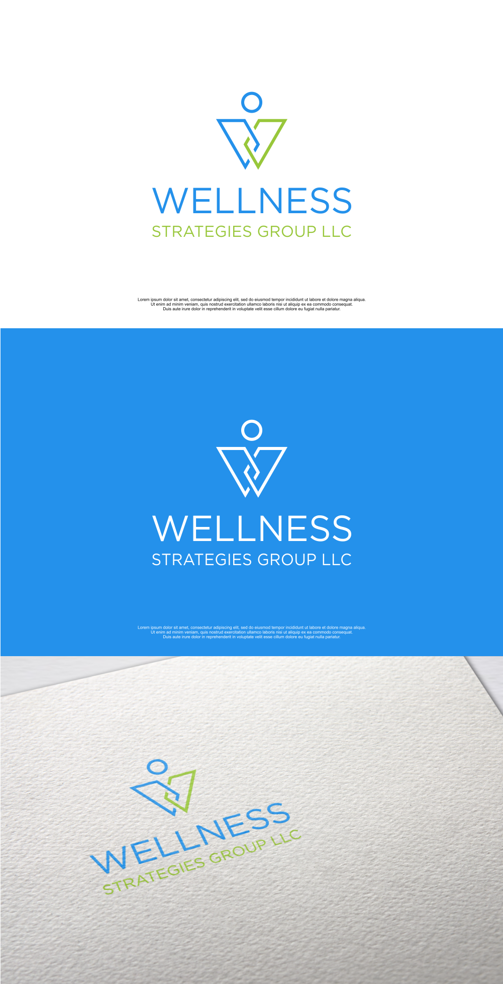Logo Design by MASH Std for Wellness Strategies Group LLC | Design #27211208