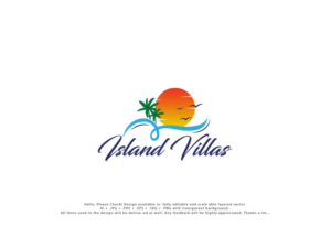 Island Villas or The Iconic Island Villas | Logo Design by MagicMan 3