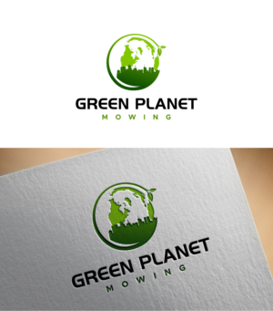 GREEN PLANET MOWING | Logo Design by ZeneFashions