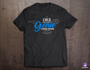 I'm A Genie | T-shirt Design by FigliaPerduta