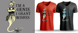 I'm A Genie | T-shirt Design by Al Pech