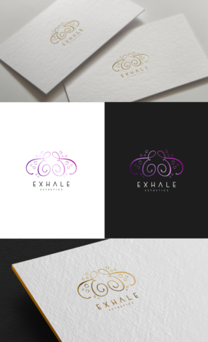 Exhale Esthetics (Can be initials or full name) | Logo Design by GLDesigns