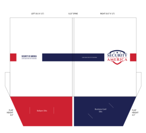 Security of America Folder | Design Emballage par Javelin Studio