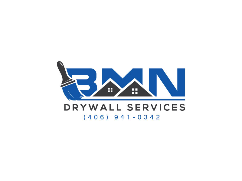 Logo Design by Cliping_path for BMN Drywall Services | Design #27213567