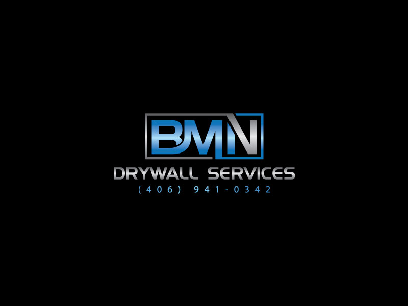 Logo Design by Cliping_path for BMN Drywall Services | Design #27213852