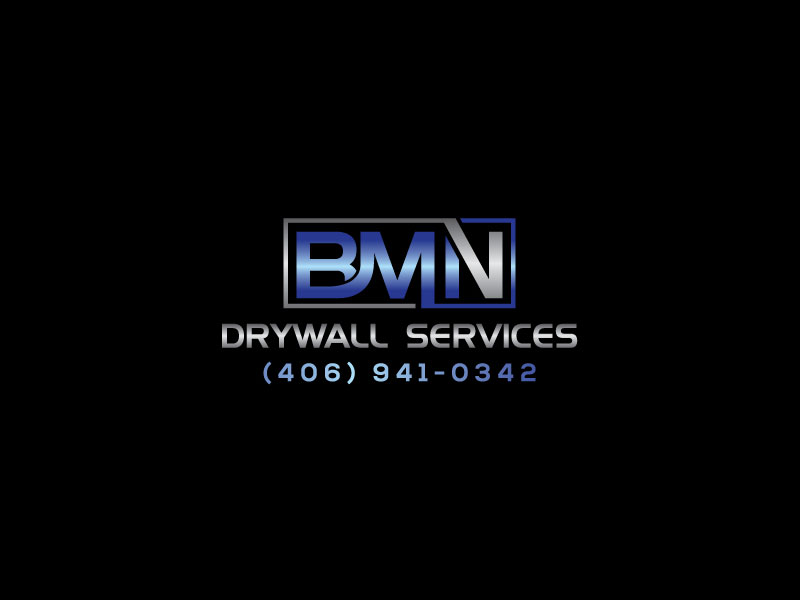 Logo Design by Cliping_path for BMN Drywall Services | Design #27214468