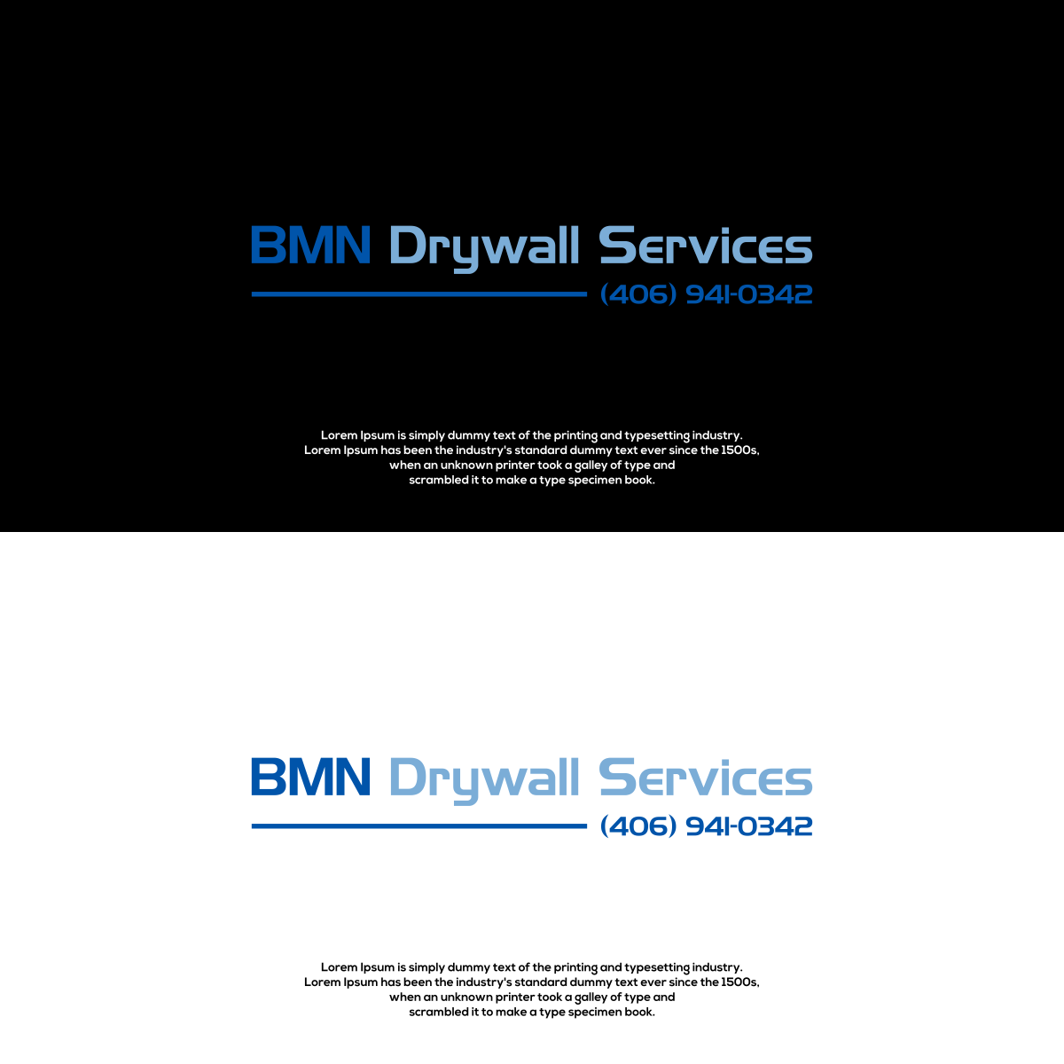 Logo Design by driptip for BMN Drywall Services | Design #27225921