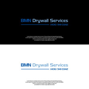 Logo Design by driptip for BMN Drywall Services | Design: #27225921