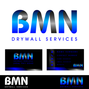 Logo Design by Jordan Lorenzo for BMN Drywall Services | Design: #27215127