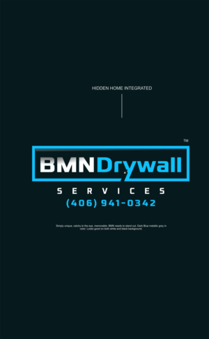 Logo Design by alok bhopatkar for BMN Drywall Services | Design: #27252514