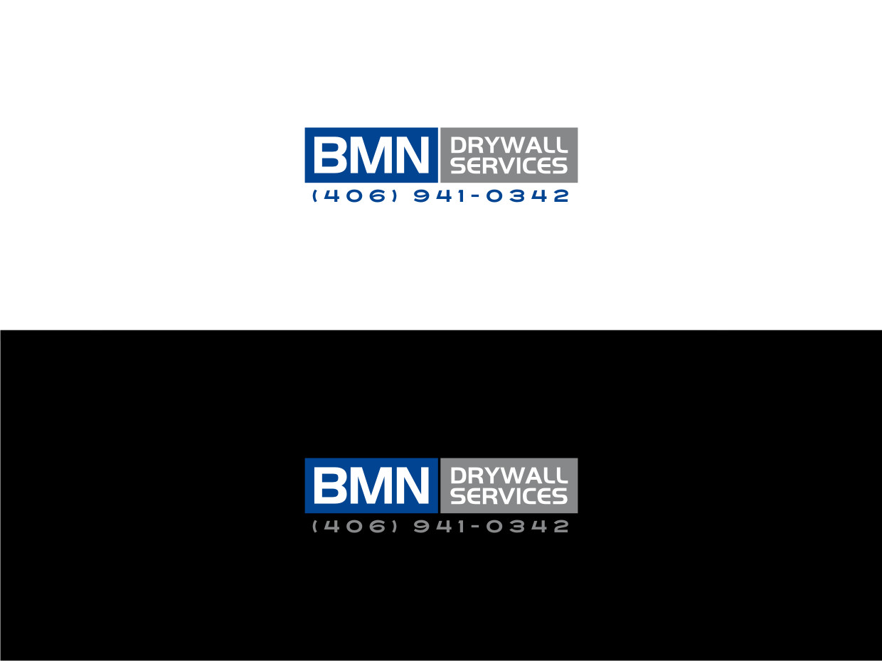 Logo Design by Atvento Graphics for BMN Drywall Services | Design #27236433