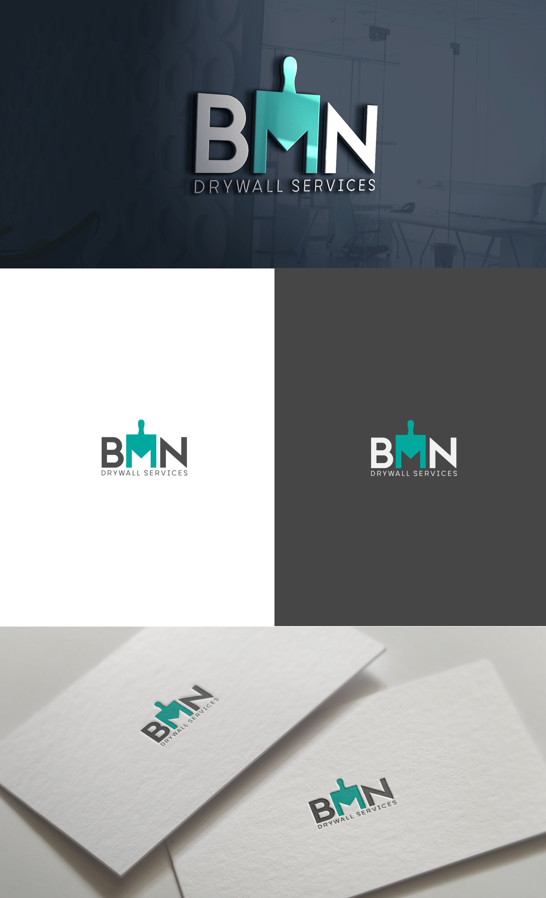Logo Design by GLDesigns for BMN Drywall Services | Design #27209895