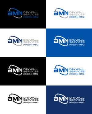 Logo Design by Logooos for BMN Drywall Services | Design: #27238767
