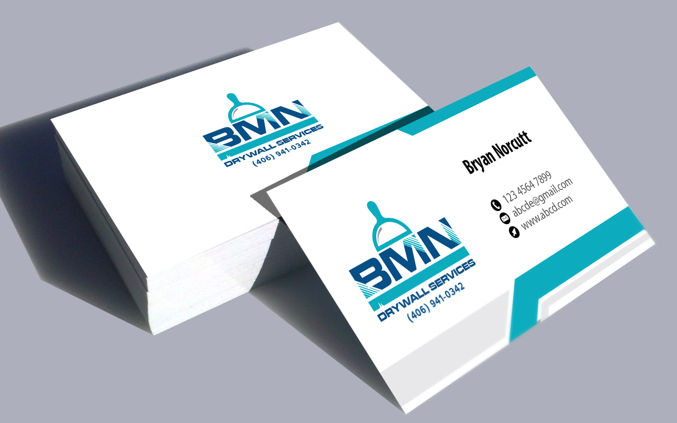 Logo-Design von Deziners Zone für BMN Drywall Services | Design #27212253