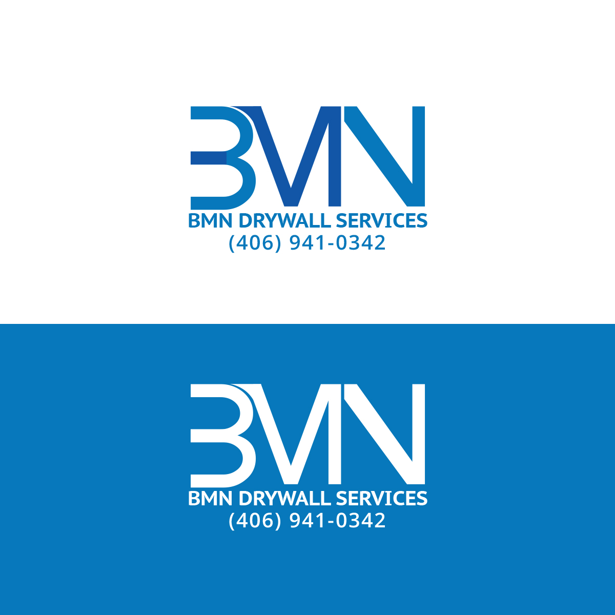 Logo Design by Creative Jiniya for BMN Drywall Services | Design #27236559