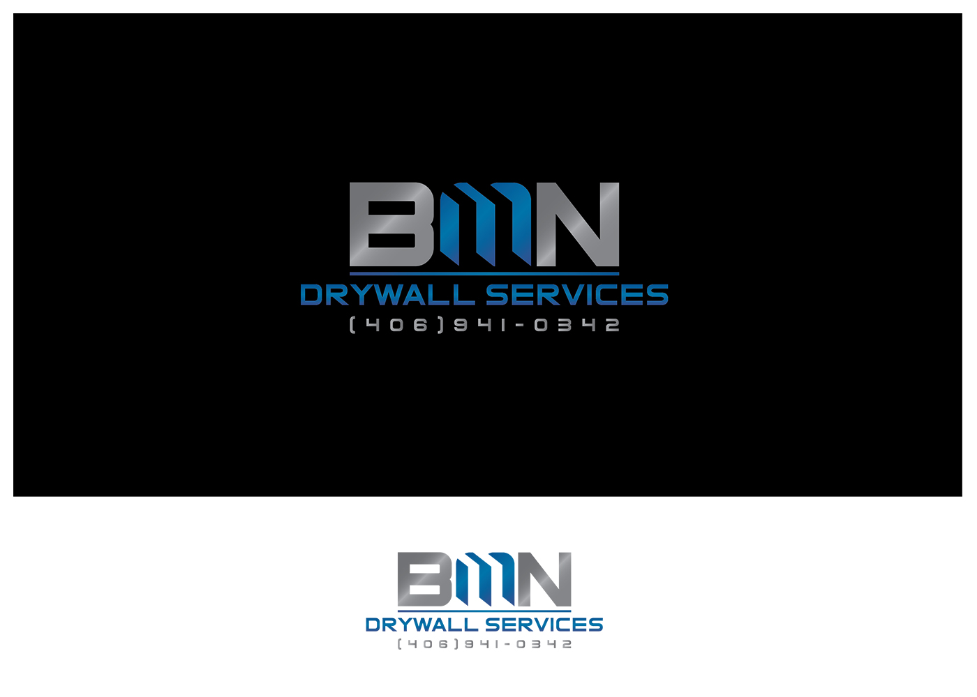 Logo Design by goranvisnjic82 for BMN Drywall Services | Design #27214568