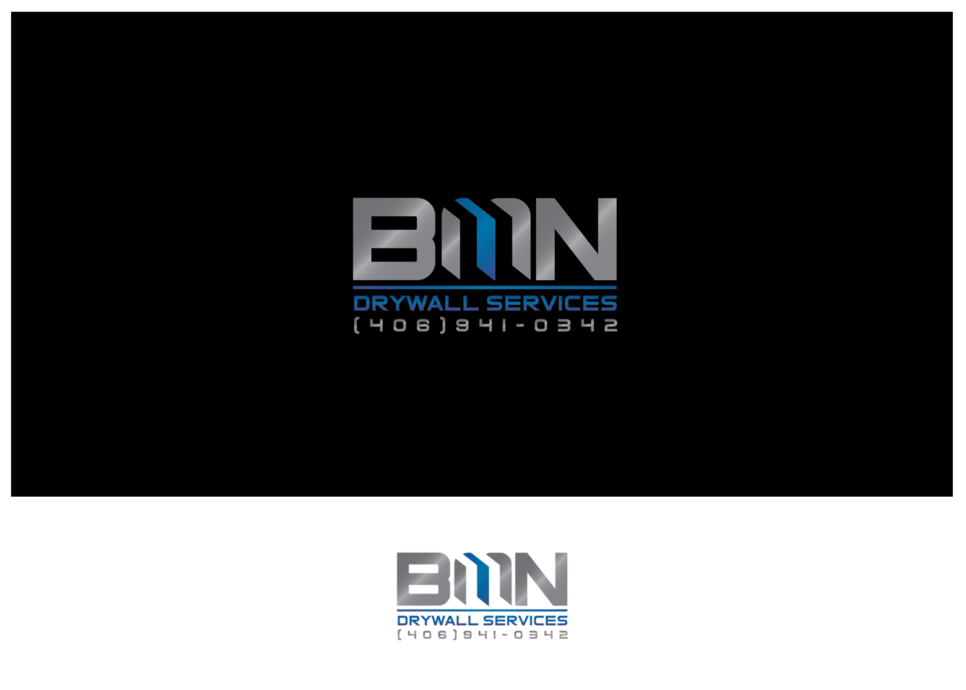 Logo Design by goranvisnjic82 for BMN Drywall Services | Design #27214686