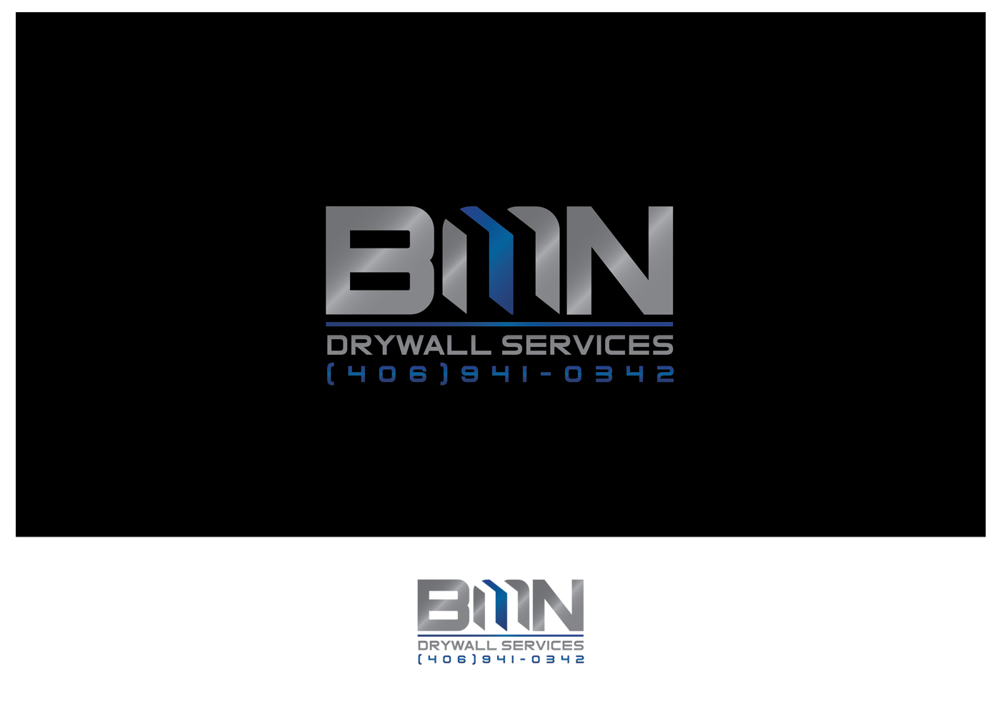 Logo Design by goranvisnjic82 for BMN Drywall Services | Design #27214817